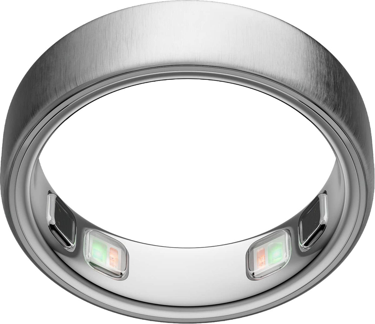 Oura - Ring 5 - Smart Ring - Size Before You Buy with OR5 Sizing Kit - Size 10 - Brushed Silver - (2026)