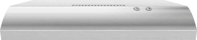 Front. Whirlpool - 30" Recirculating Range Hood - Stainless steel.