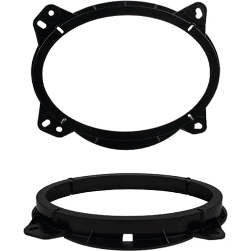Front. Metra - Speaker Bracket for Select 2001-2023 Toyota Nissan Subaru Lexus Buick Scion - Black.
