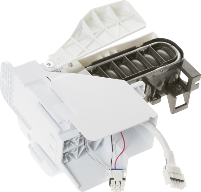 Front. GE - Icemaker - White.