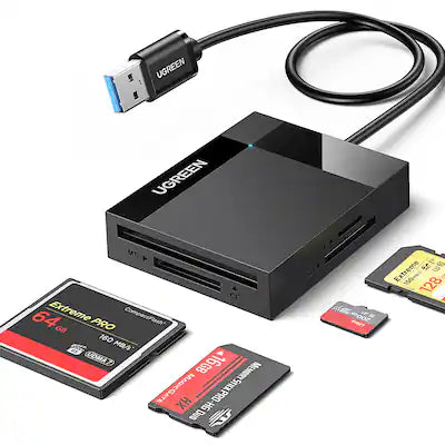 UGREEN - USB-A to SD Card Reader, 4 in 1 Memory Card Reader