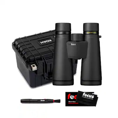 Nikon - Monarch M5 12X50 Binoculars (Black) with Hard Carry Case and Cleaning Kit