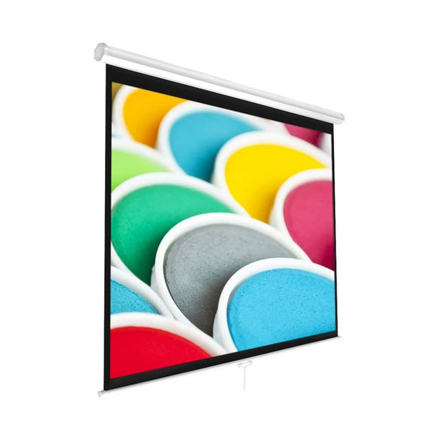 Front. PYLE - Pyle Pro 100" Projector Screen - White.