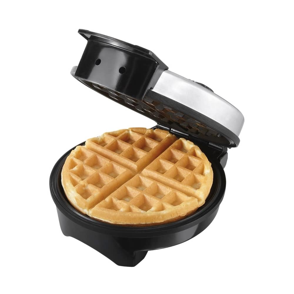 Oster - Waffle Maker - Black/Silver
