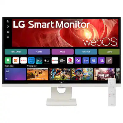 LG - 27" IPS UHD 60Hz 5ms Smart Monitor with HDR10 (HDMI, USB-C)