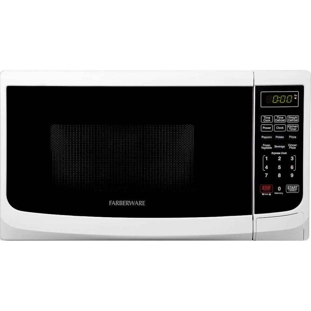 Farberware - Classic 0.7 Cu. Ft. Compact Microwave - White