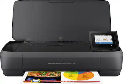 HP - OfficeJet 250 Mobile Wireless All-In-One Inkjet Printer