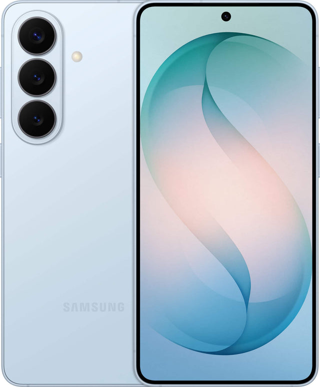 Front. Samsung - Galaxy S26 512GB - Sky Blue.