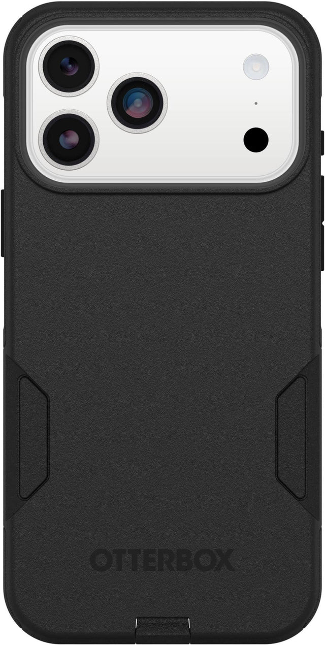 Front. OtterBox - Commuter Series Hard Shell for Apple iPhone 18 Pro Max and Apple iPhone 17 Pro Max - Black.