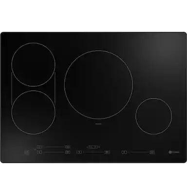GE Profile - 30 in. Wide 4 Element Built-In Electric Induction Cooktop with 4 Elements, Slide Touch Controls, and Power Boost