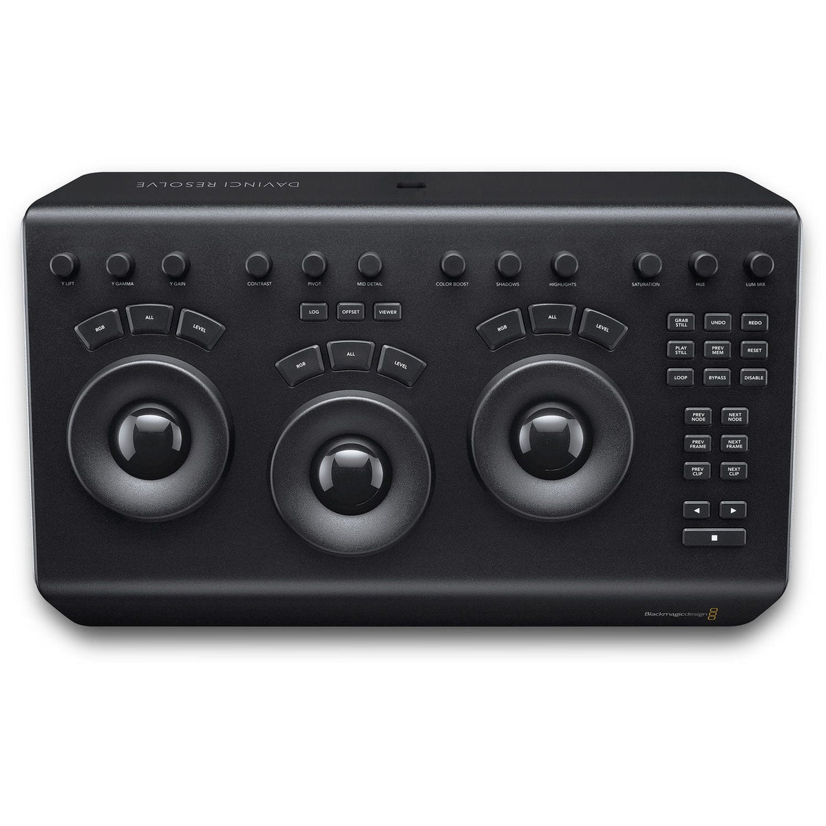 Blackmagic Design - DV/RES/BBPNLMIC DaVinci Resolve Micro Panel Portable Control Surface - Black