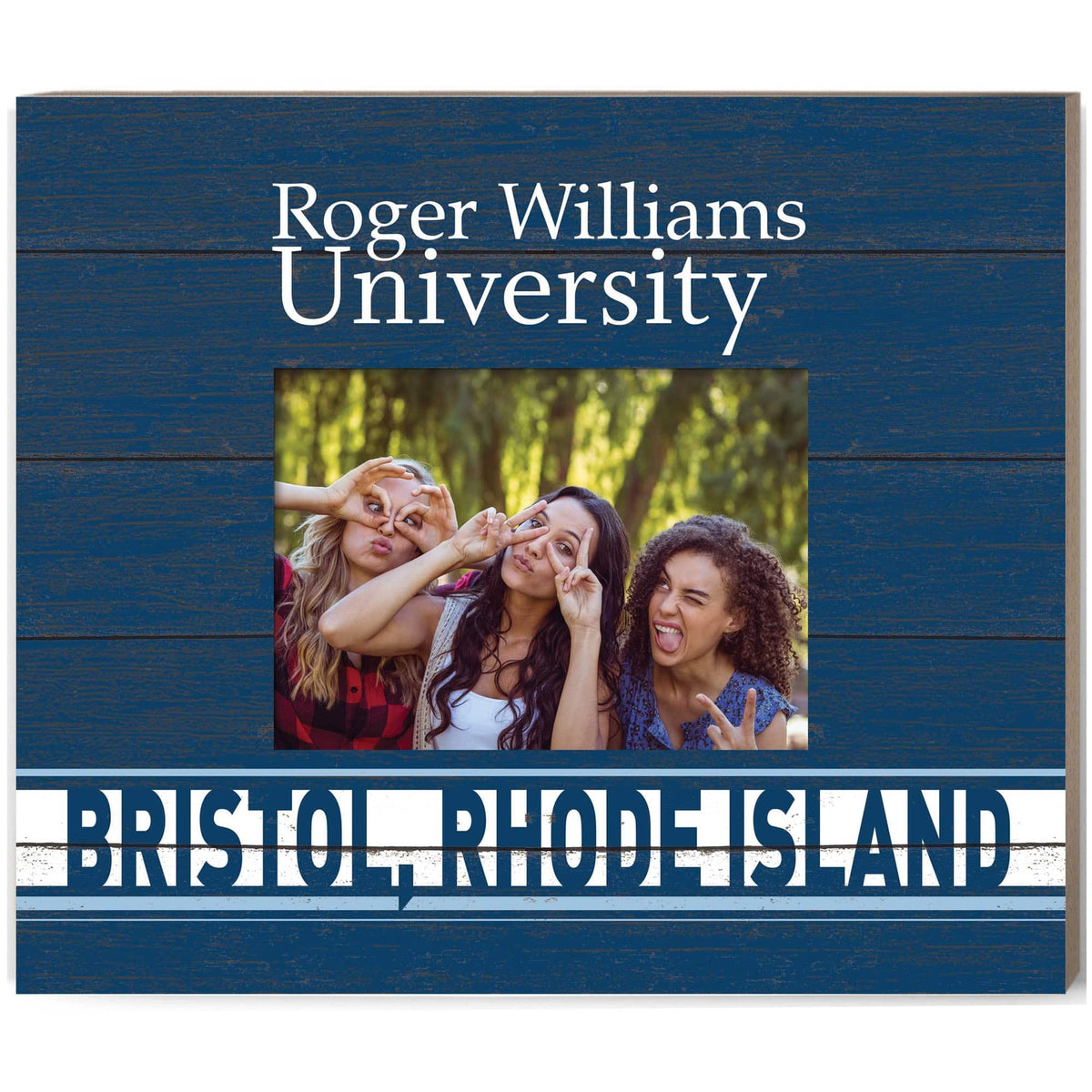 Jardine - RWU Hawks 11'' x 13'' Team Spirit Scholastic Picture Frame - Blue