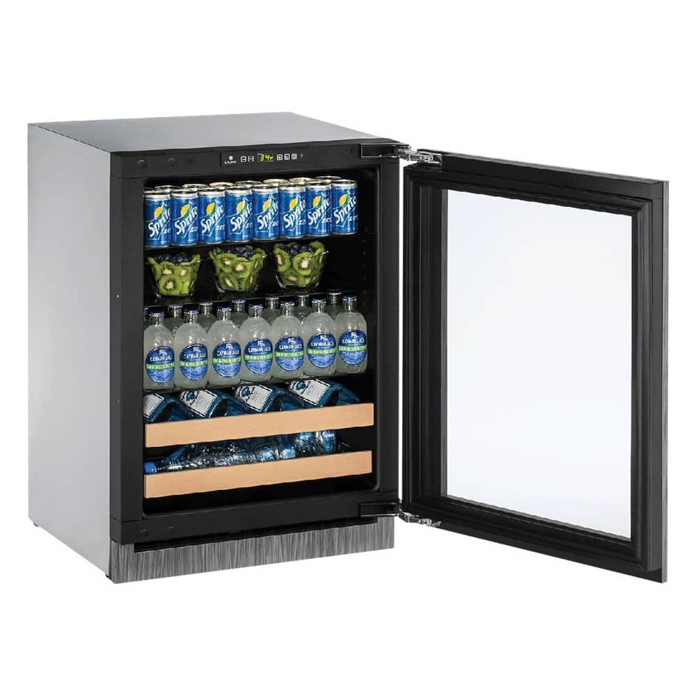 U-Line - 2000 Series 10-Bottle Built-In Wine Refrigerator - Custom Panel Ready