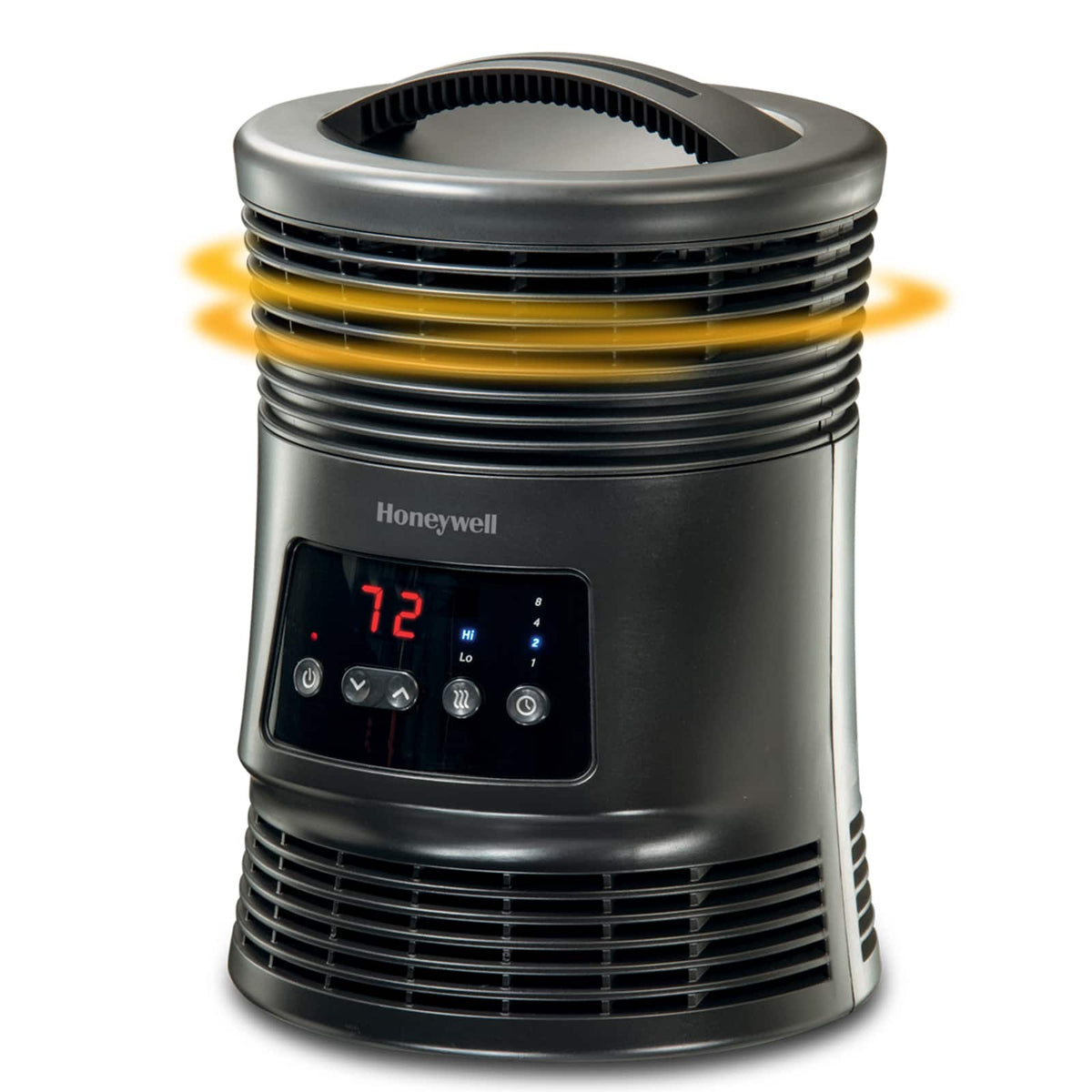 Honeywell - 360 Surround Digital Fan-Forced Heater - Black