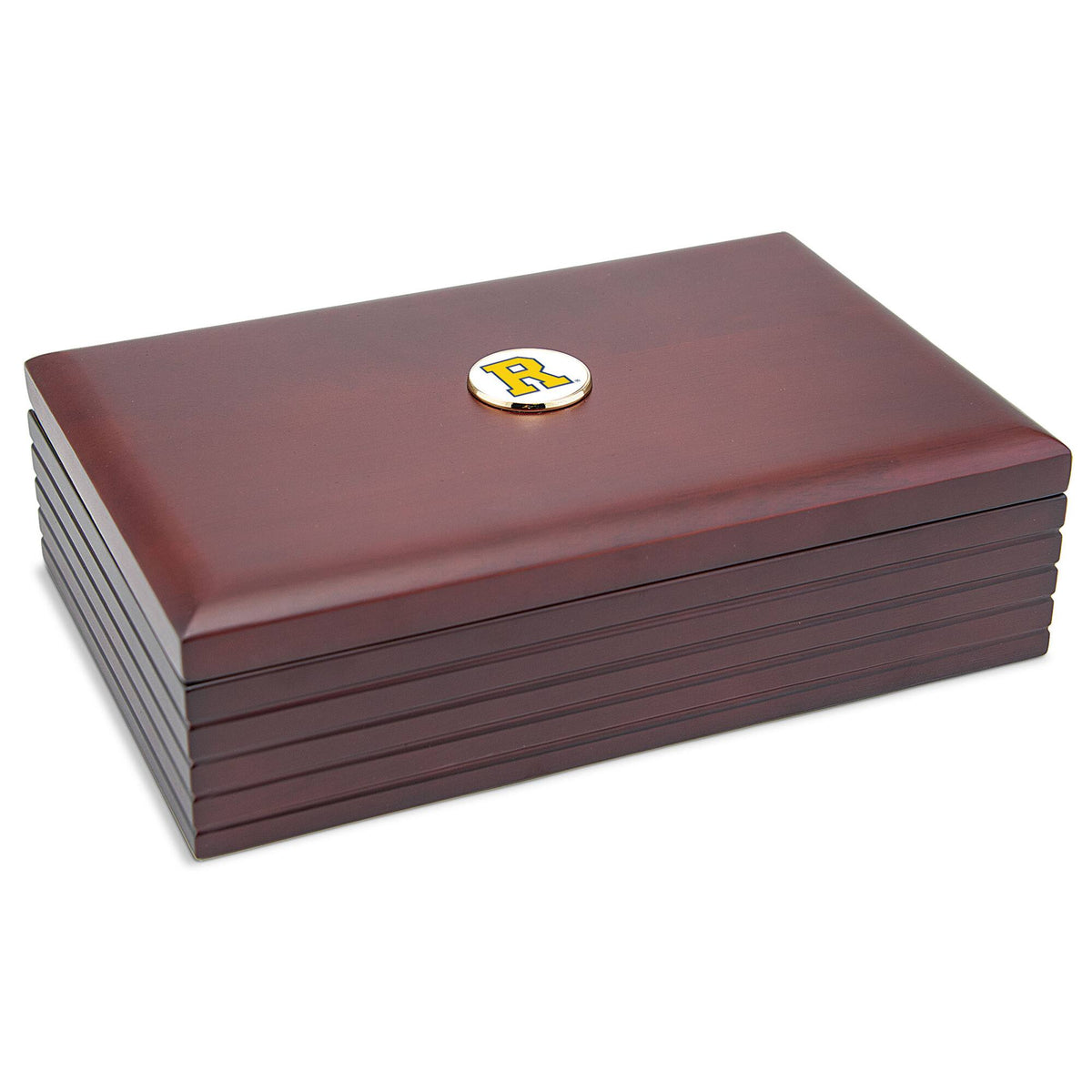 Jardine - Rochester Yellow Jackets 6'' x 9'' Rosewood Desk Box - Brown