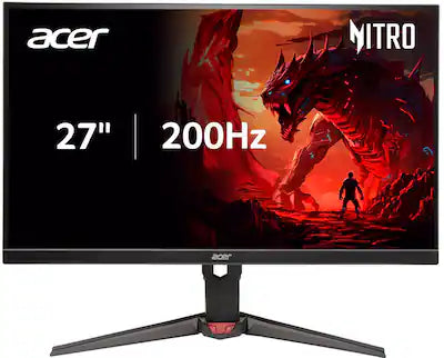 Acer - Nitro 27" FHD 200Hz 0.5ms FreeSync Premium IPS Gaming Monitor (1x DisplayPort, 2x HDMI)