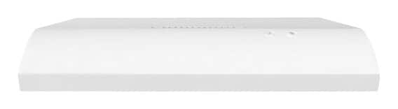 Whirlpool - 30 inches - Externally Vented - Under cabinet Range Hood - White