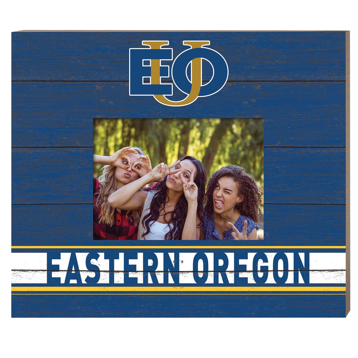 Jardine - Eastern Oregon Mountaineers 11" x 13" Team Spirit Scholastic Picture Frame - Navy