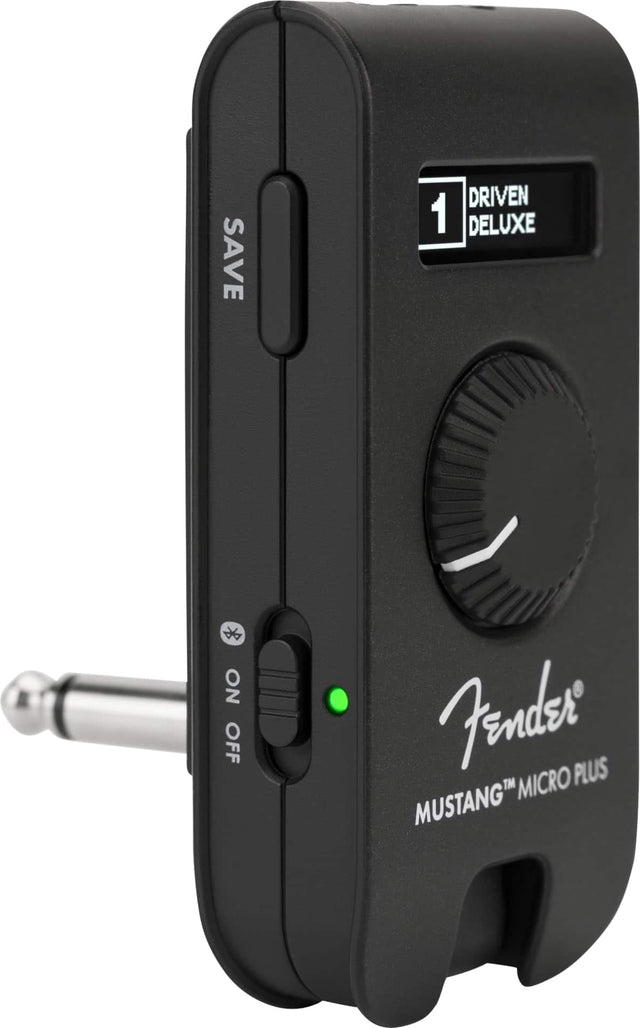 Fender  
MUSTANG™ MICRO PLUS  

DRIVEN DELUXE  

SAVE  
ON/OFF