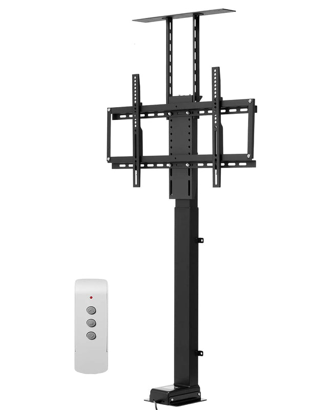 Front. VEVOR - Motorized TV Lift Stand,120 lbs max Load Adjustable TV Lift Stand Mount Bracket,with Max VESA 24 x 16 in,for 32-70in TVs - Black.