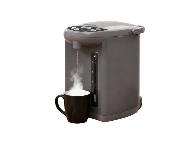 Front. Rosewill - Rosewill 5.0L Electric Hot Water Boiler, 5 Temp Settings, Auto Dispense - Gray - Gray.