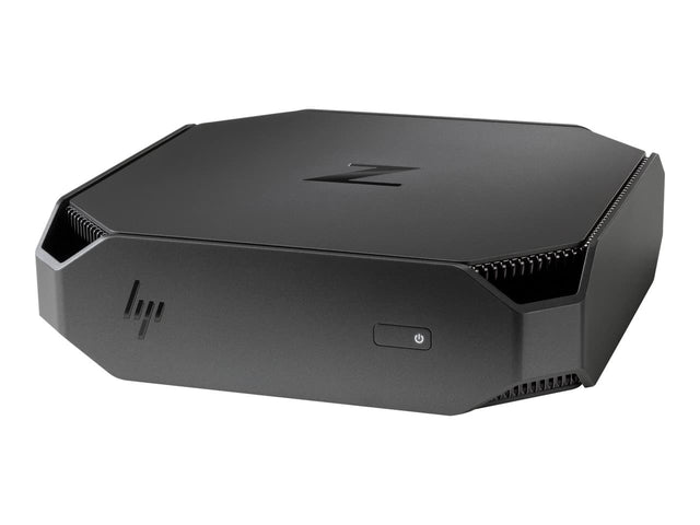 Front. HP - Z2 Mini G3 Workstation Desktop Micro PC | Intel i5-7th | 8GB DDR4 Ram | 500GB HDD | Wireless K&M | Wi-Fi | Win 11 - Black.