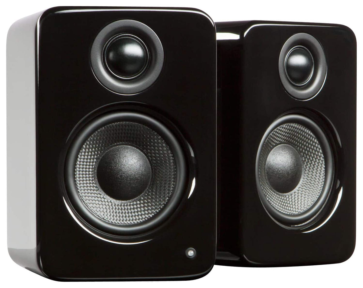 Kanto - YU2 3" 2-Way Powered Desktop Speakers (Pair) - Gloss Black
