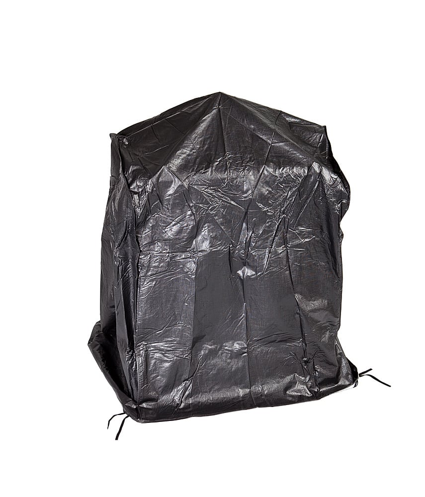 Fire Sense - Outdoor Patio Fireplace Vinyl Cover - Black