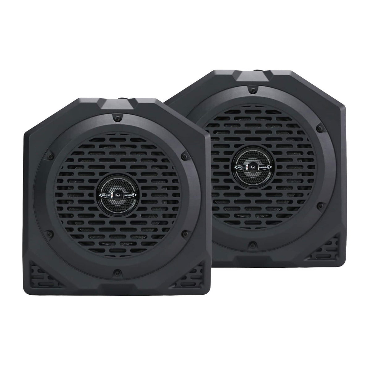MB Quart - Rear Coaxial Speakers Upgrade for 21-24 Ford Bronco, 6.5" Speaker Pods - Black
