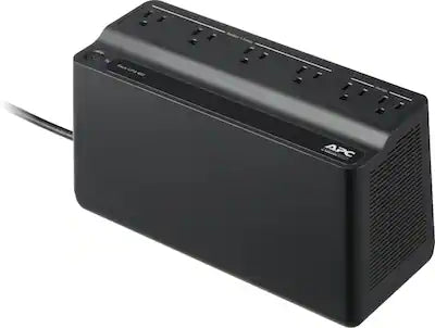 APC - UPS Battery Backup, 450VA/255W, Tower/Wall Mount, 6 Outlets, LED Indicator