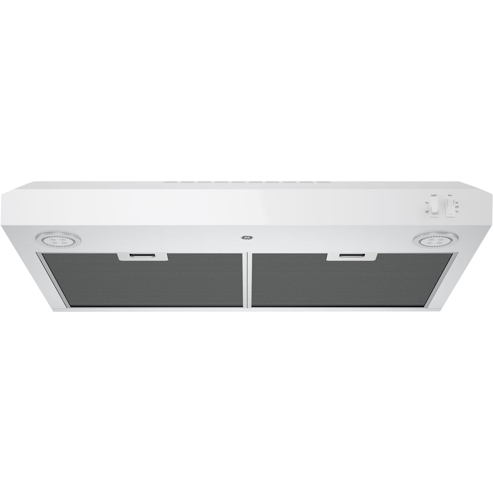 GE - 30 inches - Convertible - Under cabinet Range Hood - White