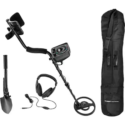 Barska - Pro-200 Metal Detector Field Kit with LED Indicator, Headphone, Shovel, and Soft Case