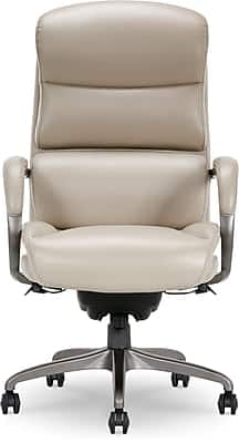 Front. La-Z-Boy - La-Z-Boy Aberdeen Bonded Leather Executive Chair, Beige (LF51122) - Beige.