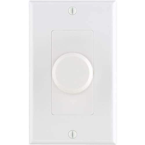 Front. Sonance - VC60R - 60W Volume Control In-wall Rotary (Each) - White.