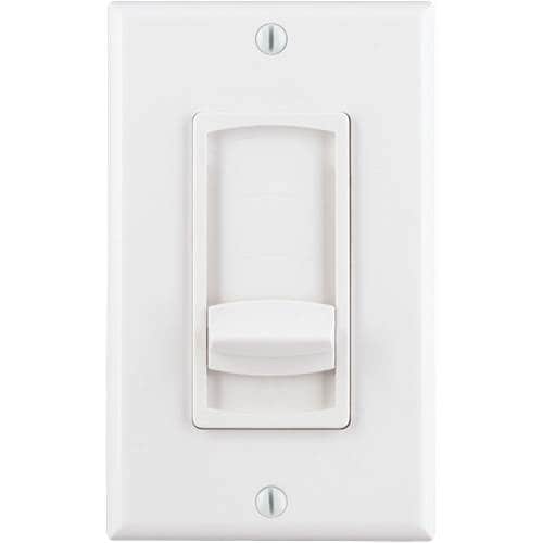 Front. Sonance - VC60S - 60W Volume Control In-wall Slider (Each) - White.