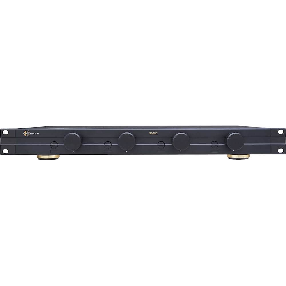 Sonance - SS4VC - 4-Pair Stereo Speaker Selector with Volume Controls (Each) - Black