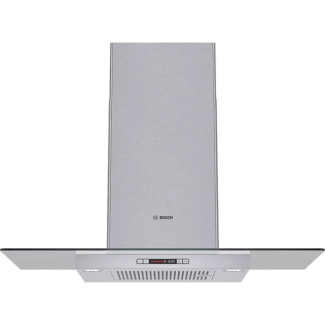 Front. Bosch - Benchmark Series 36" Convertible Range Hood - Stainless Steel.