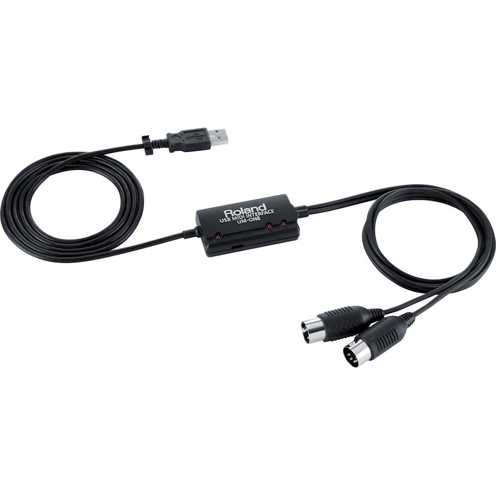 Roland - UM-One mk2 USB MIDI Interface - Black