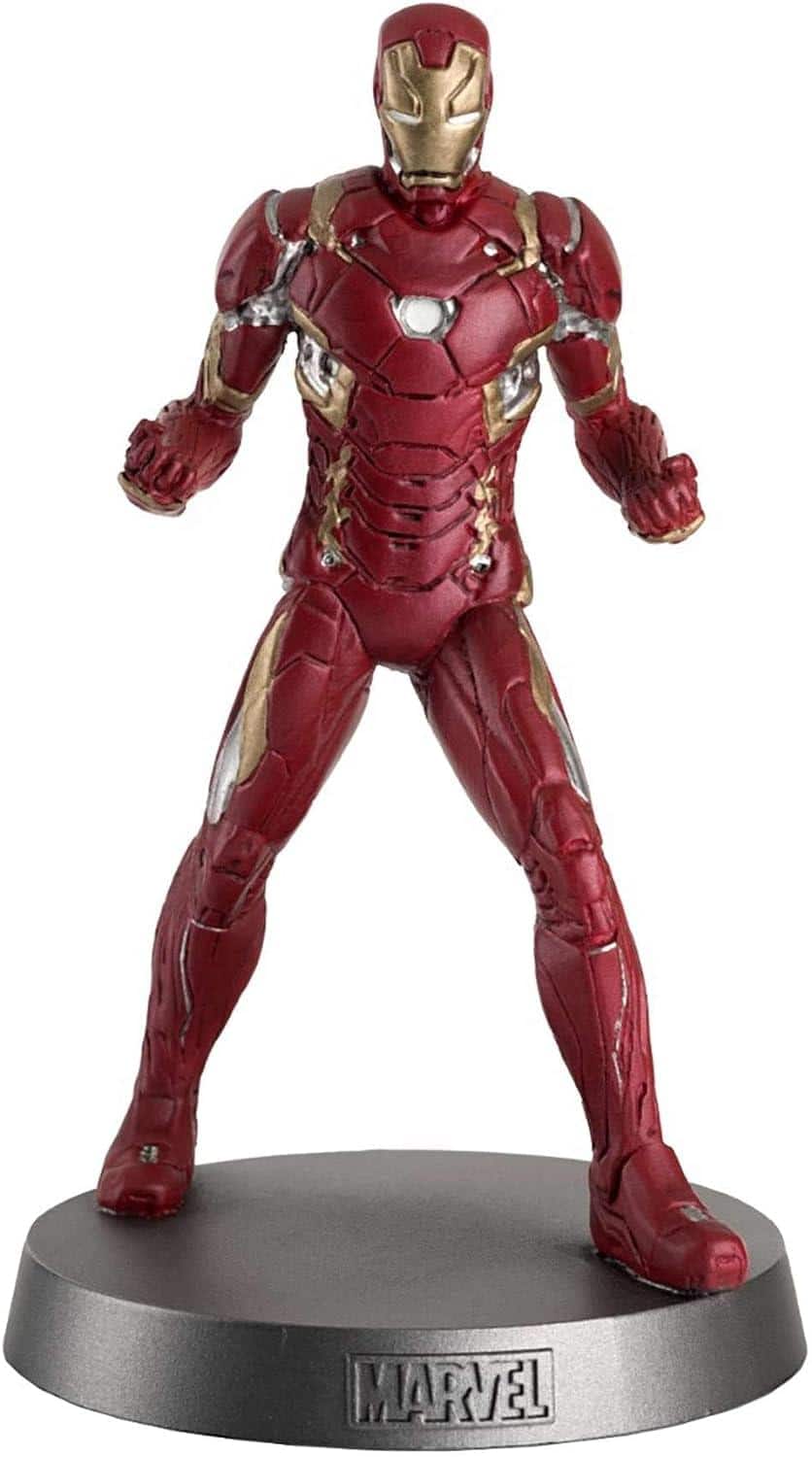 Eaglemoss Marvel Heavyweights 1:18 Metal Statue | Iron Man Mk 46 - Red