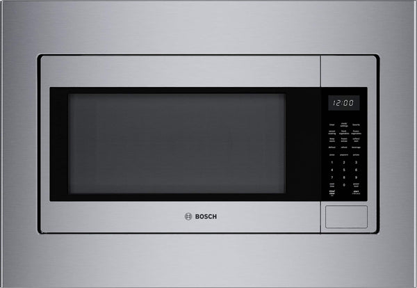 Bosch - 300 Series 2.1 Cu. Ft. Built-In Smart Microwave with Sensor Cooking - Stainless Steel