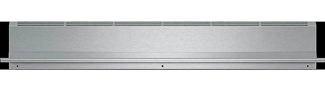 Front. Bosch - 4" Low Back for Bosch HEI8054U Slide-In Electric Ranges - Silver.