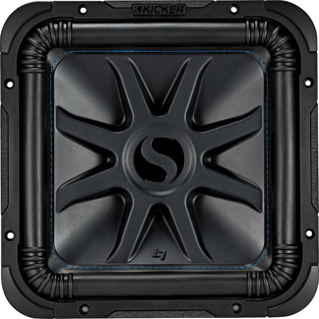 Front. KICKER - Solo-Baric L7S 15" Dual-Voice-Coil 4-Ohm Subwoofer - Black.