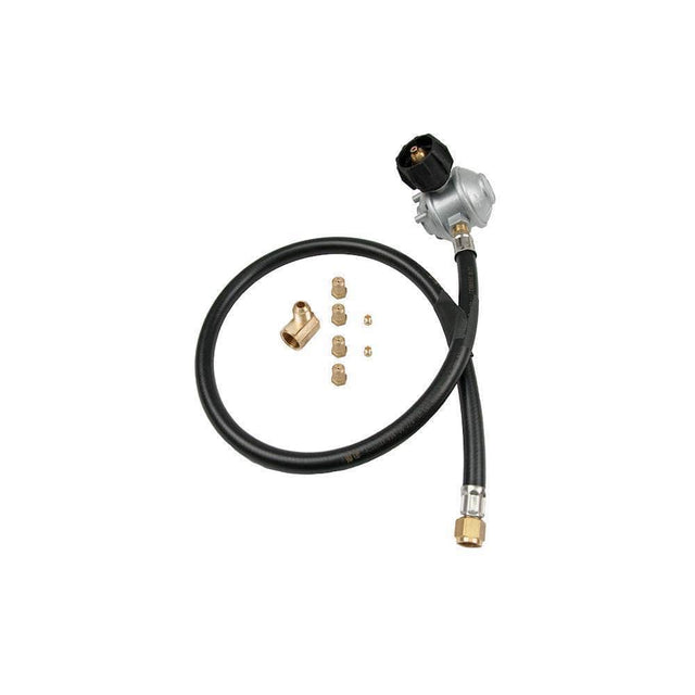 Front. Lynx - Professional Natural Gas to Liquid Propane Conversion Kit for Select Lynx Ovens - Silver.