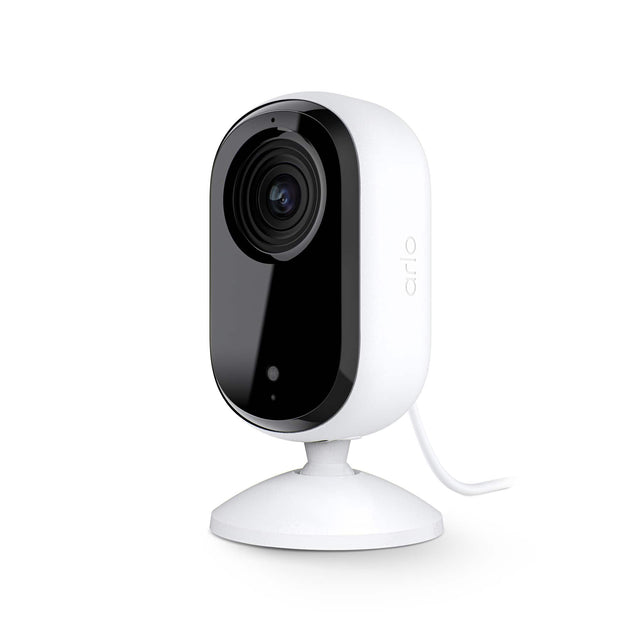 Front. Arlo - VMC3060-100NAR Essential 2nd Gen 2K Indoor Single Cam - Refurbished Excellent - White.
