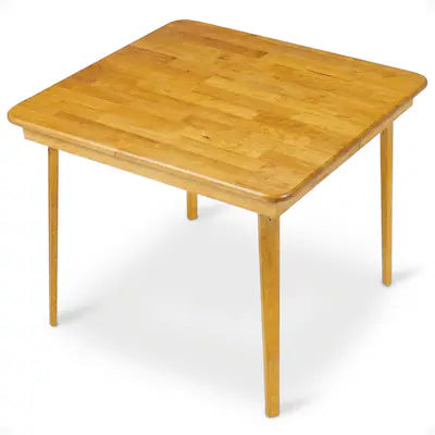 Stakmore - Straight Edge 32" Square Folding Card Table, Finish