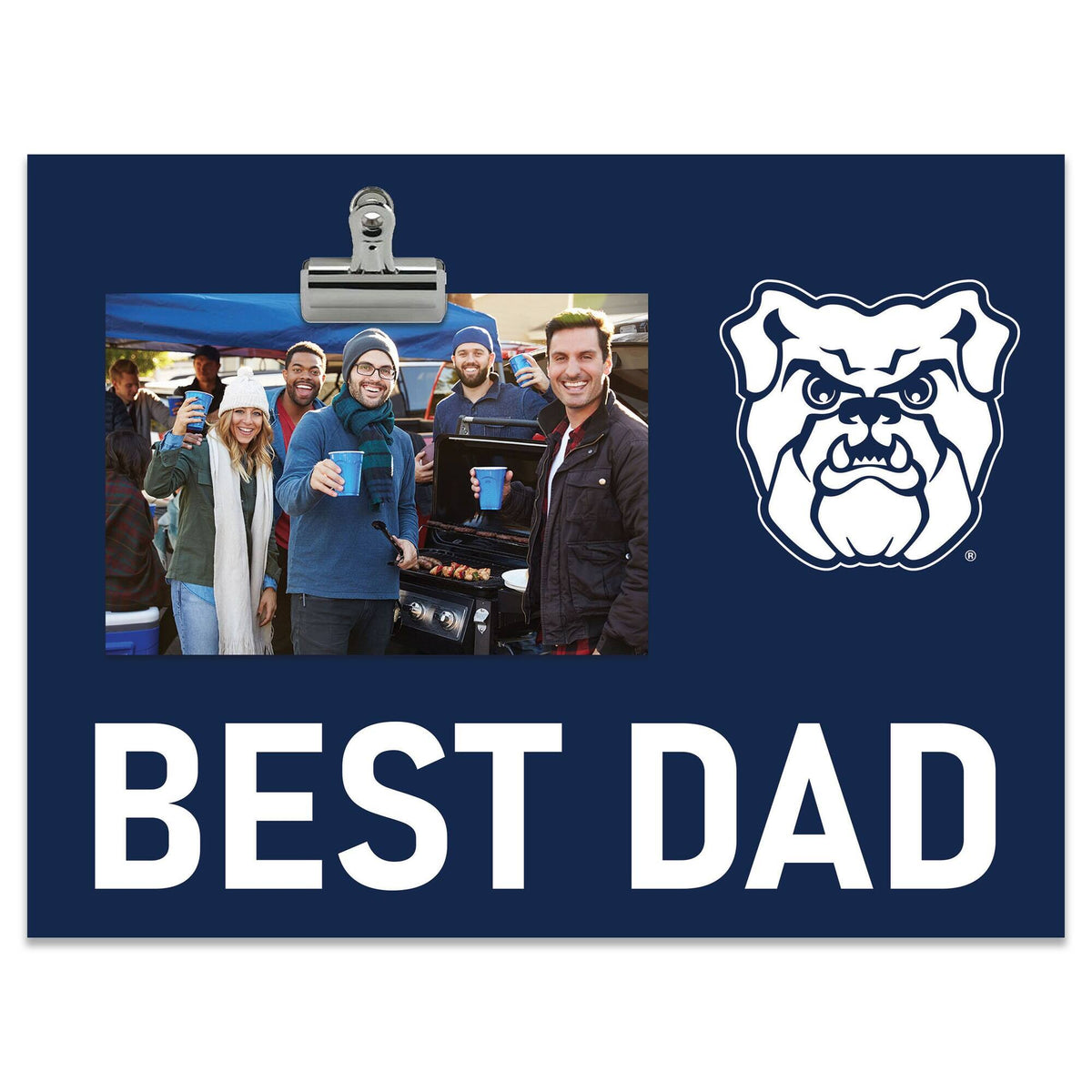 Fan Creations - Butler Bulldogs 8" x 10.5" Briteline Best Dad Clip Frame - Multicolor