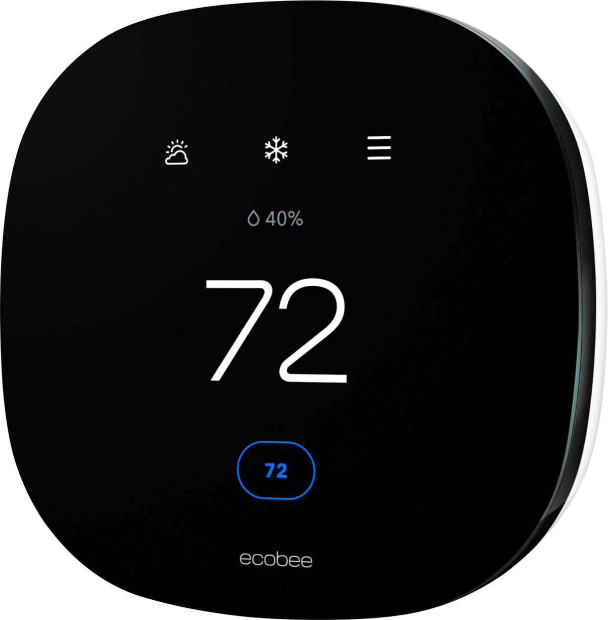 ecobee - 3 lite Smart Thermostat - Black