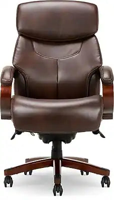 La-Z-Boy - Bradley Bonded Leather Executive Chair, Roasted Chestnut (44762)