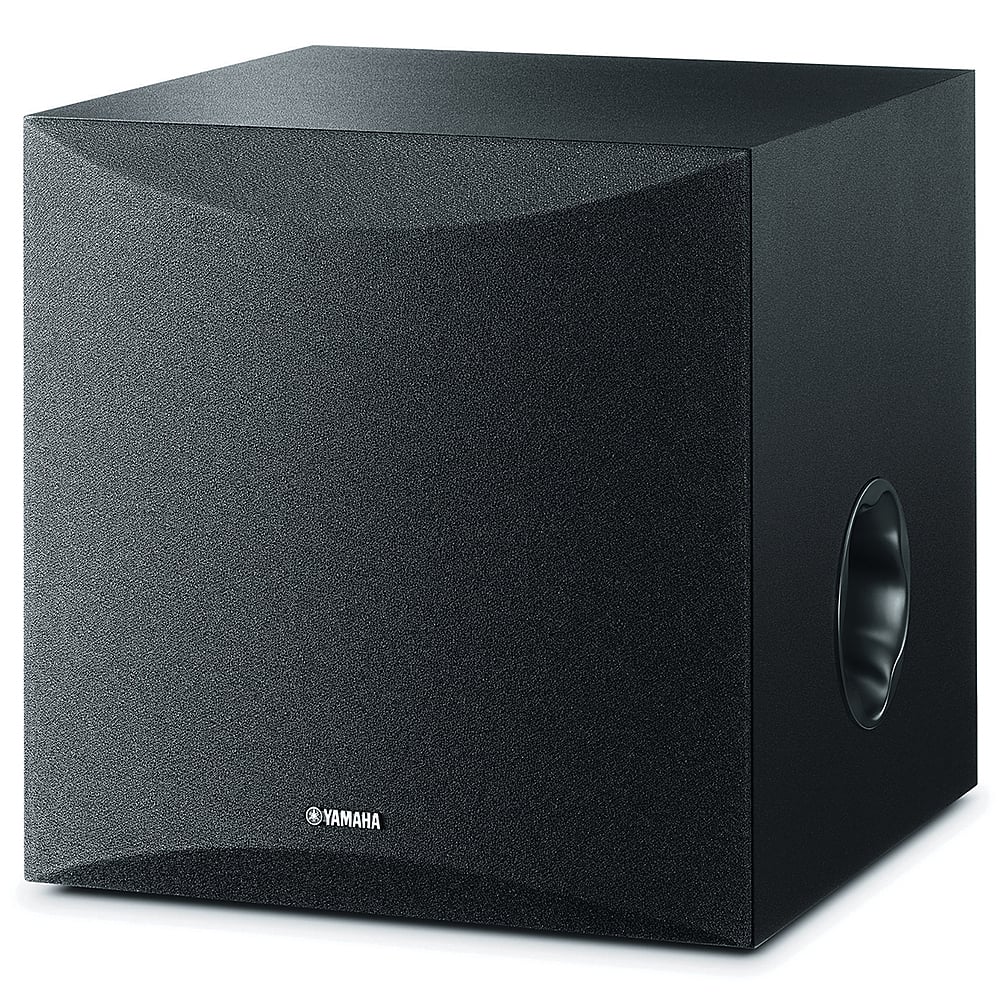Yamaha - NS-SW050BL 8-Inch 100-Watt-Max Powered Subwoofer - Black