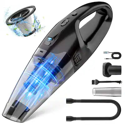 Teendow - 6000Pa Portable Cordless Handheld Vacuum, Vacuum Cleaner for Car Interior Cleaning Rechargeable